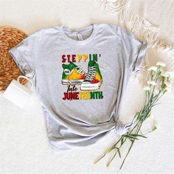 steppin' into juneteenth, juneteenth 1865 shirt, black history tshirt, do it for culture, gift for juneteenth, black liv