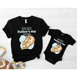 Father and Baby First Father Day Matching Shirt, Dad and Baby Shirt, 1st Fathers Day Gift, New Dad Shirt, Strong Dad and