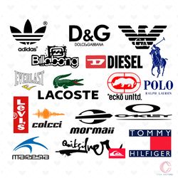 famous brand logo svg, famous logo svg, clothes brand logo svg, clothes brand svg