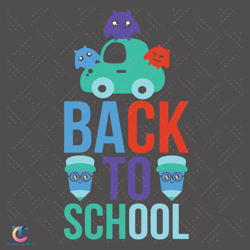 monster back to school svg, back to school svg, monster svg, little monster svg, school svg, car svg, pen svg, scho