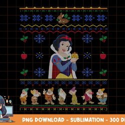 disney princess snow white christmas sweater png, sublimation, digital print