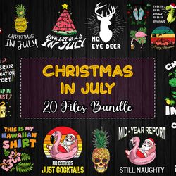 christmas in july bundle svg, christmas svg, summer svg