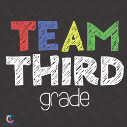team third grade svg, back to school svg, trending svg, hello school svg, 3rd grade svg, new grade svg, team 3rd gr