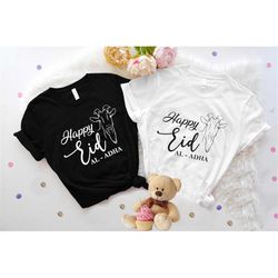 happy eid adha shirt, eid al adha shirt, eid al adha gift, muslim eid outfit, eid al adha kids shirt, eid mubarak shirt,