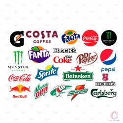 softdrink logo bundle svg, softdrink logo svg, coke logo svg, fanta logo svg, beer logo svg