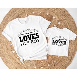 daddy boy matching shirt, dad and son shirt, new dad shirt, father and son shirt, baby shower gift, boy dad shirt, daddy