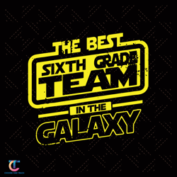 sixth grade team svg, back to school svg, 6th grade team svg, galaxy school svg, best grade svg, best school svg, h