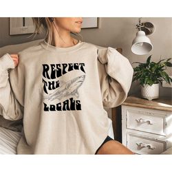 respect the locals sweatshirt, surfing save the shark sweatshirt, oversize pullover shirt, aesthetic beach preppy oversi