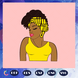 afro hair lady svg, natural hair svg, mary jane, black girl magic, african american, black beauty, melanin,black gi