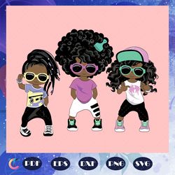 afro hip hop dance girl svg, break dance svg, dance svg, dancer svg, black girl dance svg, gift for girl, for silho