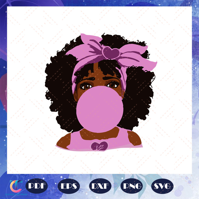 Bubble-Gum-Little-Black-Girl-Portrait-sexy-black-girl-black-lives-matter-black-girl-magic-sexy-girl-sexy-queen-black-queen-black-queen-birthday-Files-For-Silhou