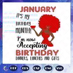 january it is my birthday month, born in january, january svg, january gift, january shirt, january birthday party,