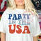 Party in the USA svg, 4th of July svg, 4th of July png, Usa Sublimation, 4th Of July Shirt Design, Retro Smiley Face png, usa svg, Retro svg - 2.jpg