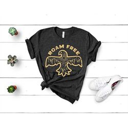 roam free thunderbird eagle shirt,western desert shirts,aztec shirts,boho 2022 desert shirt,southern shirt,western eagle