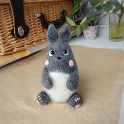 Totoro stuffed toy. My neighbor Totoro. Panda cat Totoro. Kawaii soft toy for children. Birthday gift. cute plush totoro