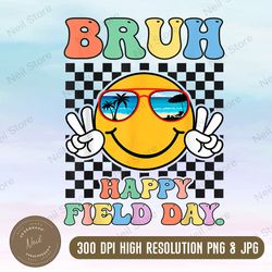 bruh happy field day 2023 png, teachers kids field day vibes png, png high quality, png, digital download