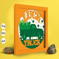 luck truck papercut light box