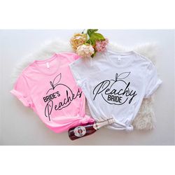 savannah bachelorette shirt, peachy bride shirt, brides peaches southern bachelorette shirts, peach bachelorette tees, g