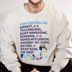 bluey dad nicknames shirt | bandit heeler shirt | bluey dad shirt | bluey father day | heeler family shirt | blue dog ca