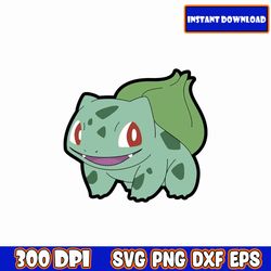 pokemon bulbasaur svg bundle, pikachu svg, pokemon clipart, pokemon cricut, svg files for cricut, pokemon png set