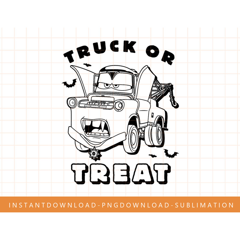 Disney Pixar Cars 2 Mater Halloween png, sublimate, digital print.jpg