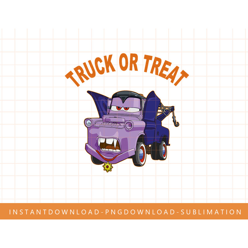 Disney Pixar Cars 2 Mater Vampire Halloween png, sublimate, digital print.jpg