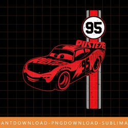 disney pixar cars 3 lighting mcqueen jersey graphic t-shirt png, sublimate, digital print