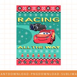 disney pixar cars 3 lightning mcqueen jackson storm holiday png, sublimate, digital print