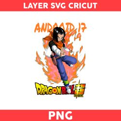 Android 17 Png, Android, Dragon Ball Super Png, Character Dragon Ball Png, Super Saiyan Png, Cartoon Png - Digital File