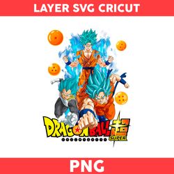 Vegeta And Goku Png, Super Saiyan Blue Png, Dragon Ball Character Png, Dragon Ball Super Png, Cartoon Png -Digital File