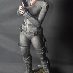 Black Widow 3D printed hand painted custom figure, Black Widow figure handpaint high detail, 3d printing Marvel