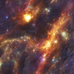 crab nebula seamless tileable repeating pattern