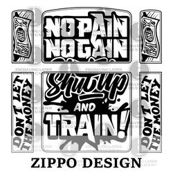 engraving laser zippo design