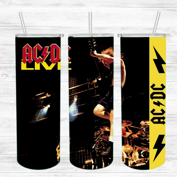 23 ACDC Tumbler Wrap Design Bundle - PNG Sublimation Printin - Inspire ...