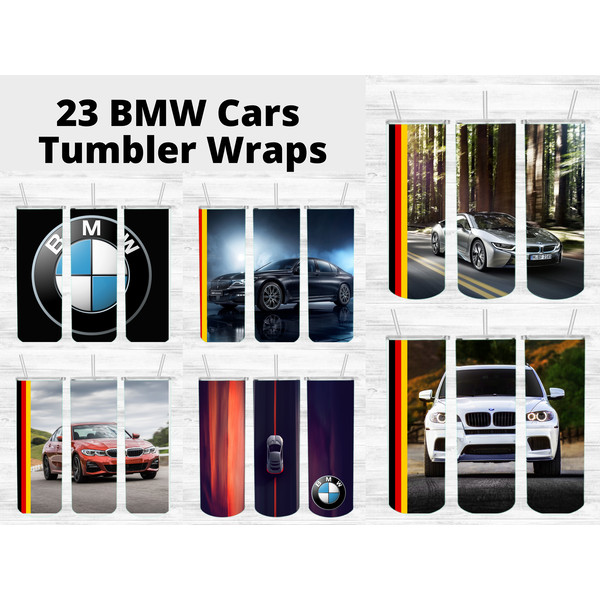 23 BMW Tumbler Wrap Design Bundle - PNG Sublimation Printing - Inspire  Uplift