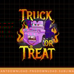 disney pixar cars halloween vampire truck or treat png, sublimate, digital print