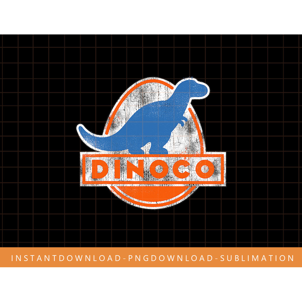 Disney Pixar Cars Iconic DINOCO Dinosaur Logo T-Shirt png, sublimate, digital print.jpg