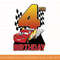 Disney Pixar Cars Lightning McQueen 4th Birthday Peel Out png, sublimate, digital print.jpg