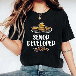 senor developer shirt, mexican programmer gift, software engineer shirts, computer shirt, gift for developer, gift for n