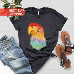Colorful Parrot Shirt, Rainbow Birds Shirt, Colorful Bird Shirt, Hummingbirds Shirt, Beautiful Bird Shirt, Mothers Day S