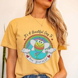 lgbt bee yourself comfort colors shirt, its a good day to be yourself, pride rainbow shirt, pride month tshirt, funny ga