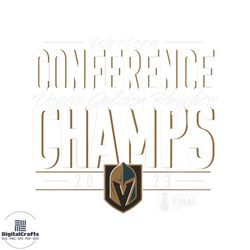 vegas golden knights 2023 western conference champions svg