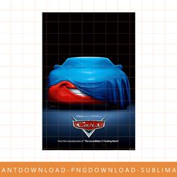 disney pixar cars lightning mcqueen poster png, sublimate, digital print