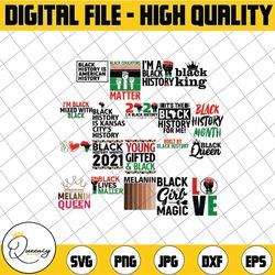 juneteenth blm bundle svg png eps, cricut bundle, cut file, clipart digital file