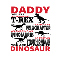 daddy you are my favorite dinosaur svg, fathers day svg, daddy svg, daddy dinosaur svg, favorite dinosaur, dinosaur svg,