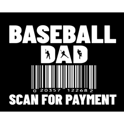 baseball dad scan for payment svg, fathers day svg, baseball dad svg, scan for payment svg, baseball svg, dad svg, dad p