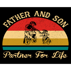 father and son partner for life svg, fathers day svg, father and son svg, partner for life svg, father svg, son svg, par