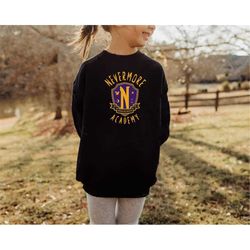 nevermore academy youth sweatshirt, wednesday adam sweatshirt, allan poe, trendy pullover, christmas gift