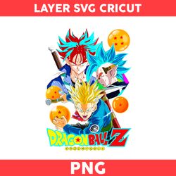 Trunks Png, Trunks Super Saiyan Png, Super Saiyan Blue Png, Dragon Ball Z Png, Cartoon Png - Digital File