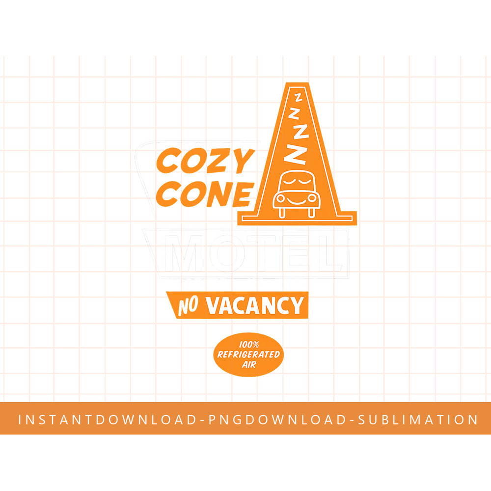 Disney Pixar Cars on the Road Cozy Cone Motel png, sublimate, digital print.jpg